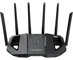 Šakotuvas ASUS TUF Gaming BE6500 WiFi 7 Maršrutizatorius WLAN BE6500 Dualband, 3x 2.5G LAN, 1x 2.5G WAN, 6x Antenne (extern)