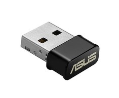 Šakotuvas ASUS USB-AC53 Nano AC1200 dviejų juostų USB belaidžio LAN adapteris [WLAN kintamoji, 300+867 Mbit/s, MIMO technologija]
