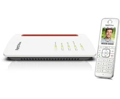 Šakotuvas FRITZ!Box 7530 AX + Fon C6 Weiß Bundle
