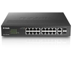 Šakotuvas D-Link DGS-1100-18PV2, Valdomas, L2, Gigabit Ethernet (10/100/1000), Maitinimas per Ethernet (PoE), Montuojamas ant stovo, 1U