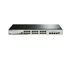 Šakotuvas D-Link | Sukraunamas išmanusis valdomas jungiklis su 10G įkėlimo nuorodomis | DGS-1510-28X/E | Tvarkoma L2 | Montuojamas ant stovo | Gigabit Ethernet (vario) jungtys kiekis 24