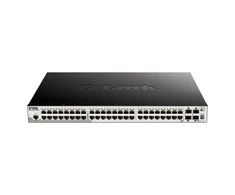 Šakotuvas D-LINK 52-Port Smart Managed PoE+ Gigabit Stack Switch 4x 10G dlink žalias 3.0 48x 10/100/1000Mbit/s TP RJ-45 PoE Port 802.3at