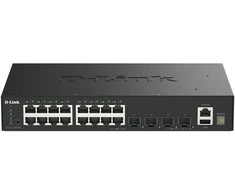 Šakotuvas D-Link 16-Port Gigabit Stackable Smart Managed Switch | D-Link