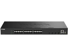 Šakotuvas D-Link 24-Port Gigabit Stackable Smart Managed Fiber Switch | D-Link