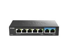 Šakotuvas D-Link | 7 prievadų kelių gigabitų nevaldomas jungiklis | DMS-107/E | Nevaldomas | Darbalaukis | Maitinimo tipas Išorinis