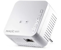 Šakotuvas devolo Magic 1 WiFi mini Powerline Adapteris Powerline bis zu 1.200 Mbit/s, WiFi 4 bis zu 300 Mbit/s, 1x LAN
