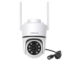 Šakotuvas Foscam PD5 WLAN Überwachungskamera Weiß 5MP (3072x1728), IP65 Wetterfest, Personen- und Fahrzeugerkennung