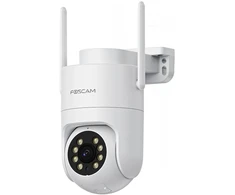 Šakotuvas Foscam PD8 WiFi stebėjimo kamera, balta, 8MP (3840x2160), WiFi 6 dviejų dažnių, milimetrinių bangų radaras, 360° automatinis sekimas, pasukimas ir pakreipimas