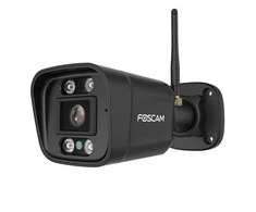 Foscam V5P WLAN Überwachungskamera Juodas 5MP (3072x1728), Dual-Band WLAN, Integrierter Scheinwerfer und Sirene