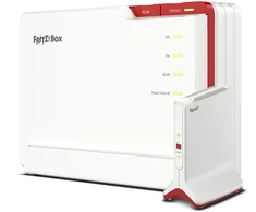Šakotuvas FRITZ!Box 5690 Pro + FRITZ!Repeater 6000 Bundle mit WiFi 7 Maršrutizatorius und WiFi 6 Repeater