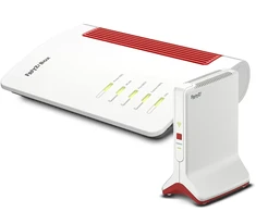 Šakotuvas FRITZ!Box 7690 + FRITZ!Repeater 6000 Bundle aus WiFi 7 Maršrutizatorius und WiFi 6 Repeater