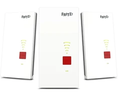 Maršrutizatorius FRITZ!Mesh Set 2700 3er-Set 3x FRITZ!Repeater 2700, WiFi 7 Dual-Band bis zu 6.500 Mbit/s