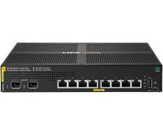 Šakotuvas Hewlett Packard (HP) HPE Aruba Networking CX6000 Managed Switch (S4R23A) 8x 1G Ethernet, 2x 1G SFP, PoE/PoE+ 67W