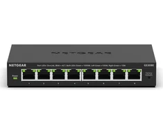 Šakotuvas NETGEAR GS308E Plus Switch 8x 1G Ethernet