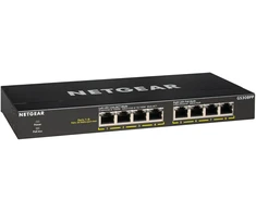 Šakotuvas NETGEAR GS308PP 8 prievadų nevaldomas jungiklis [8x Gigabit-LAN, PoE+ 83W, Lüfterlos]