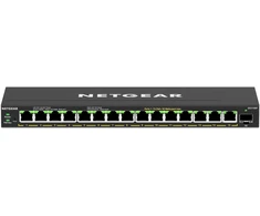 Šakotuvas NETGEAR GS316EP SOHO Plus jungiklis [16x Gigabit Ethernet, 15x PoE+, 180W]