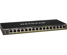 Šakotuvas NETGEAR GS316P SOHO nevaldomas jungiklis [16x Gigabit Ethernet PoE+, 115W]