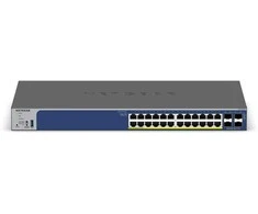 Šakotuvas NETGEAR 24P GE POE+ Smart Switch W/10G SFP+ GS728TXPV3