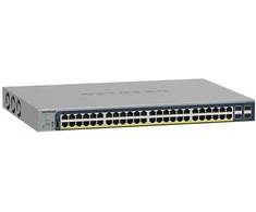 Šakotuvas NETGEAR 52PT GE POE+ išmanusis jungiklis
