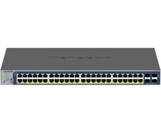 „NETGEAR“ 52 prievadų „PoE“ gigabito / 10G sudedamas išmanusis komutatorius (GS752TXP)