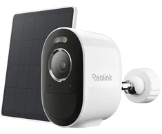 Šakotuvas Reolink Argus Series B330 WLAN Kamera mit Solarpanel Lite 5MP (2880x1616), Akkubetrieb, IP65-Wetterschutz, Nachtsicht in Farbe, Intelligente Erkennung