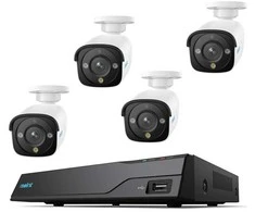 Reolink NVS8-12MB4 (1x 8 Kanal NVR, 4x 12 MP Kamera)