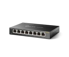Šakotuvas TP-Link TL-SG108E Netzwerk-Switch 8-Port, Unmanaged, 8x Gigabit RJ45