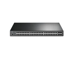 Šakotuvas TP-LINK | 52 prievadų gigabito L2+ valdomas komutatorius su 48 prievadų PoE+ | TL-SG3452P JetStream | Valdomas L2+ | Montuojamas į lentyną