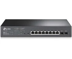 Šakotuvas TP-Link SG2210MP JetStream išmanusis komutatorius, 8x gigabito Ethernet, PoE+, 116W, 2x SFP