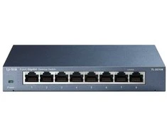 Šakotuvas TP-Link TL-SG108 Netzwerk-Switch 8-Port, Unmanaged, 8x Gigabit RJ45