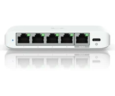 Šakotuvas UBIQUITI COMPACT, 5 PRIESTŲ 2,5G JUNGIKLIS, GALIMAS MAITINTI SU POE ARBA USB-C ADAPTERIU.