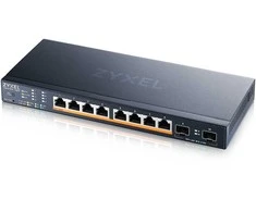 Šakotuvas ZYXEL XMG1915-10EP, 8 prievadų 2,5 GBE, 2 SFP+, 8 x POE++ 130 W išmanusis komutatorius, hibridinis režimas, autonominis arba „Nebulaflex“ debesis (5 metų garantija)