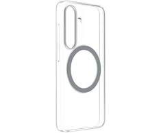 Dėklas Spigen „Samsung Galaxy S25“ skaidrus magnetinis dangtelis, skaidrus
