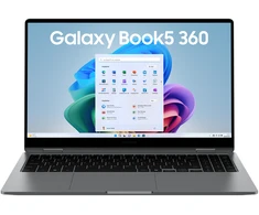Nešiojamas kompiuteris SAMSUNG Galaxy Book5 360 15,6 col. Intel Core Ultra 5 226V 16GB 512GB W11 Moonstone Pilkas