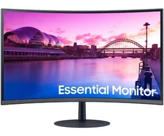 Monitorius Samsung LS27C390EAUXEN, 27 ", VA, FHD, 1920 x 1080, 16:9, 4 ms, 250 cd/m², Juodas, 75 Hz