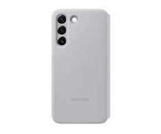 Dėklas Samsung Smart LED vaizdo dangtelis, skirtas Galaxy S22, šviesiai pilkas