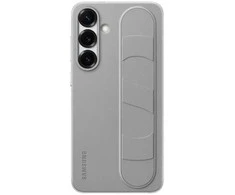 Dėklas „Samsung Galaxy S25+“ stovinčio rankenos dangtelis pilkas