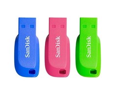 USB laikmena Sandisk Cruzer Blade 3x16 GB