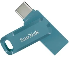 USB laikmena Sandisk Ultra Dual Drive Go 1 TB, mėlyna