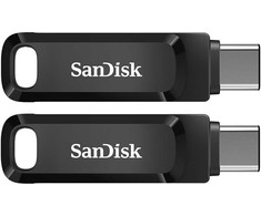 2er Pack SanDisk Ultra Dual Go Type-A/Type-C 128GB USB atmintukas, su pasukamu jungtimi, iki 400 MB/s, USB 3.2 Gen 1x1 (5 Gbit/s)