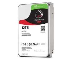 Kietasis diskas SEAGATE NAS HDD 12TB IronWolf 7200rpm 6Gb/s SATA 64MB talpykla 8,9 cm 3,5 colio 24x7 NAS ir RAID Rackmount Systeme BLK