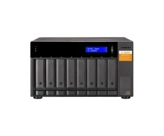 QNAP TL-D800S saugojimo diskų korpusas 2.5/3.5" HDD / SSD aptvaras Juoda, Pilka