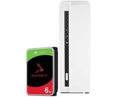 Serveris QNAP TS-133 6TB Seagate IronWolf NAS paketas su 1x 6TB Seagate IronWolf 3,5 colio SATA kietuoju disku
