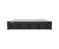 Serveris QNAP | 8 lizdų NAS | TS-832PXU-RP-4G | Iki 8 HDD, karštojo keitimo funkcija | „AnnapurnaLabs Alpine“ | AL324 ARM Cortex-A57 keturių branduolių | Procesoriaus dažnis 1,7 GHz | 4 GB | DDR4