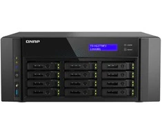 Serveris QNAP 12 skyrių 2,5 colio SATA visiškai „flash“ stalinio kompiuterio NAS