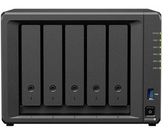 Serveris „Synology DiskStation DS1525+ NAS“ 5 lizdų AMD Ryzen™ V1500B, 8 GB DDR4 RAM, 0/5 kietojo disko/SSD