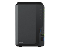Serveris Synology DiskStation DS223 NAS 2-Bay 0/2 2,5"/3,5" SATA HDD/SSD, 1x Gigabit LAN, 3x USB 3.0, 2GB RAM