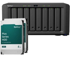 „Synology DS1825+ 8TB Plus HDD NAS“ rinkinys, įskaitant 2 x 4 TB „Synology Plus“ 3,5 colio SATA kietuosius diskus