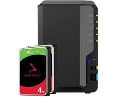 Serveris Synology DS225+ 8TB Seagate IronWolf NAS-Bundle NAS inkl. 2x 4TB Seagate IronWolf 3.5 col. SATA HDD