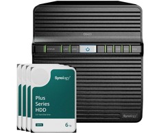 Serveris Synology DS423 24TB Plus HDD NAS paketas NAS su 4x 6TB Plus HDD 3,5 colio SATA kietuoju disku